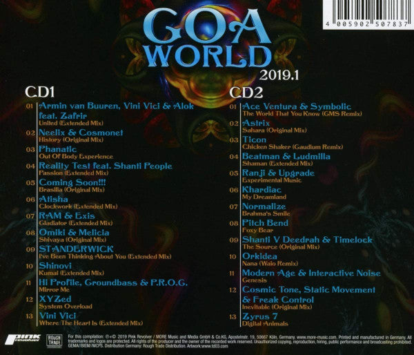 Various – Goa World 2019.1, 2xCD