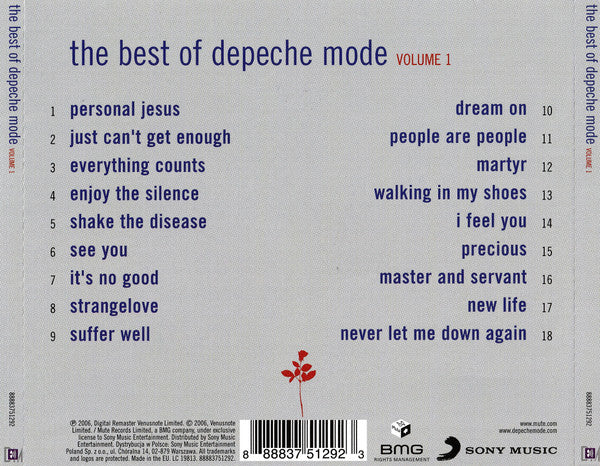 Depeche Mode – The Best Of Volume 1