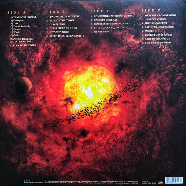 Ayreon – Transitus , 2LP , Gatefold +28 page comic book , red vinyl , 180 gram
