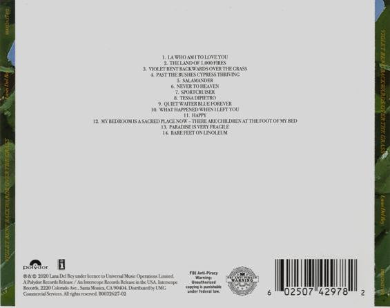 Lana Del Rey – Violet Bent Backwards Over The Grass