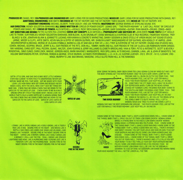 Circus Of Power – Vices
