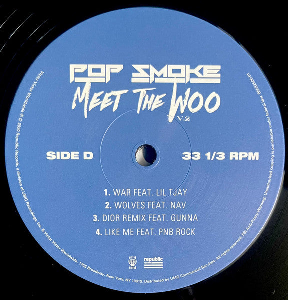 Pop Smoke – Meet The Woo V.2 , 2 LP , Gatefold