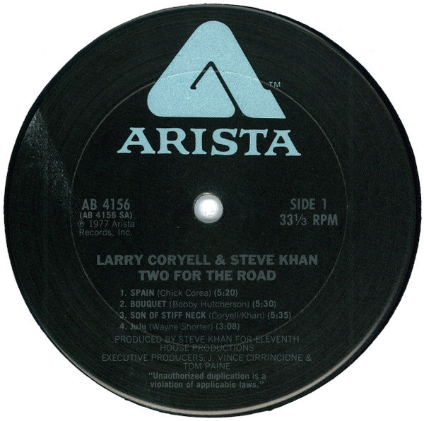 Coryell* - Khan* – Two For The Road
