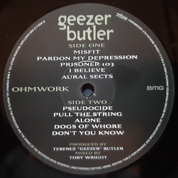Geezer Butler – Ohmwork ( ex Black Sabbath )