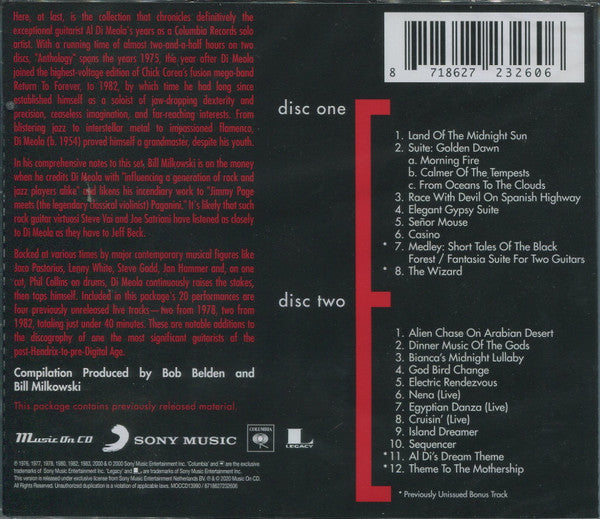 Al Di Meola – Anthology, 2xCD