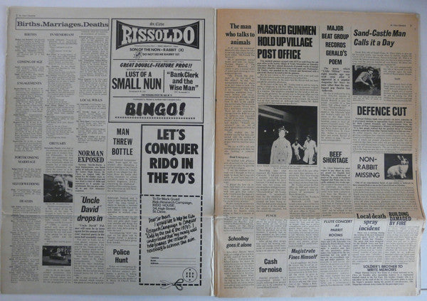 Jethro Tull – Thick As A Brick   ,  Gatefold, Newspaper