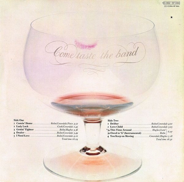 Deep Purple – Come Taste The Band , Gatefold