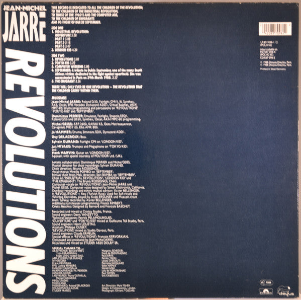 Jean-Michel Jarre – Revolutions