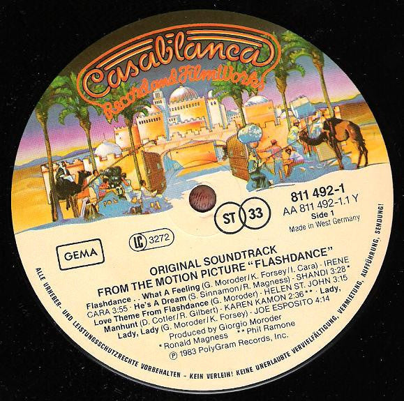Various – Flashdance (Original Soundtrack From The Motion Picture)