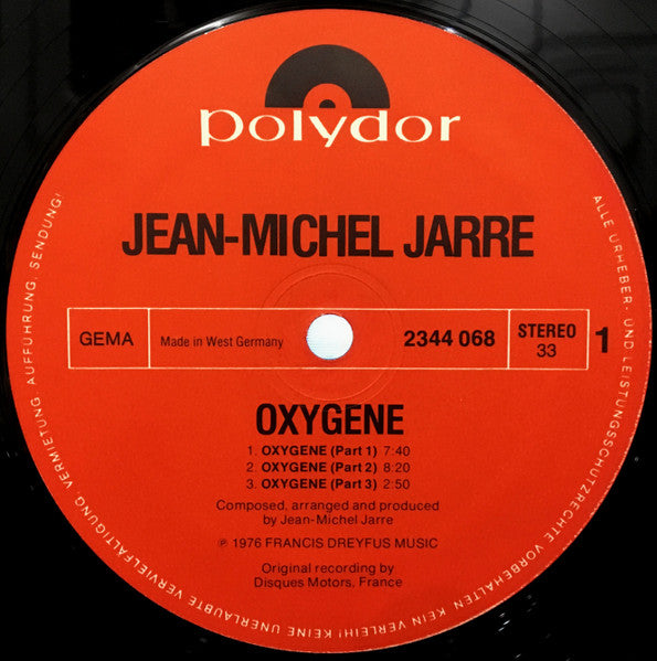 Jean Michel Jarre* – Oxygene