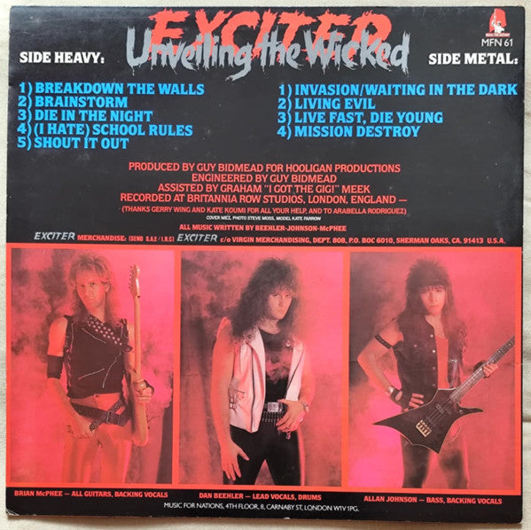 Exciter – Unveiling The Wicked