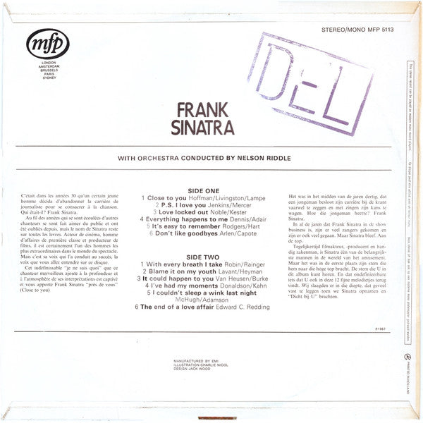 Frank Sinatra – Close To You
