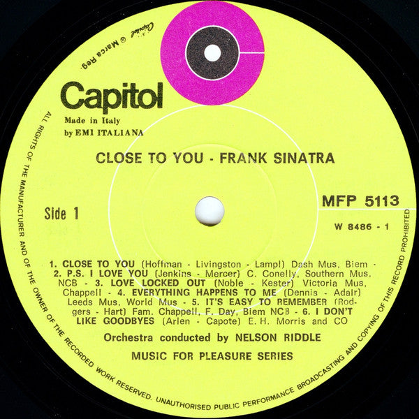 Frank Sinatra – Close To You