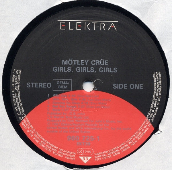 Mötley Crüe – Girls, Girls, Girls