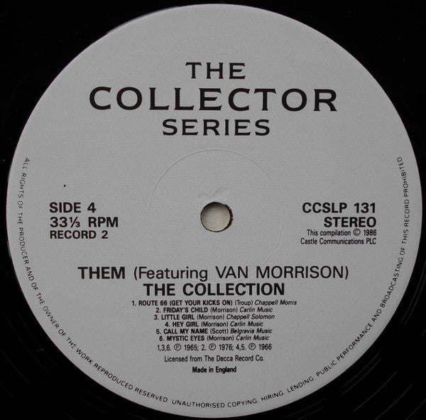 Them Featuring Van Morrison – The Collection , 2LP , Gatefold