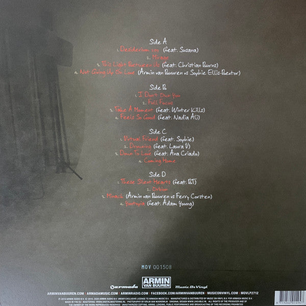 Armin van Buuren – Mirage , 2xLP, Limited Edition, Numbered, Red Translucent