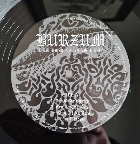 Burzum – Det Som Engang Var, Gatefold