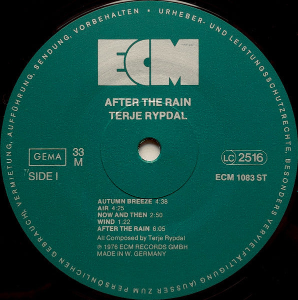 Terje Rypdal – After The Rain
