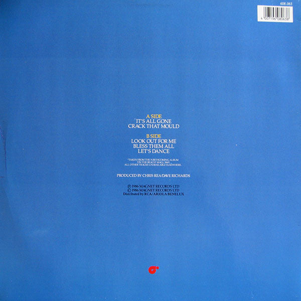 Chris Rea – It's All Gone , 45 RPM, Mini-Album