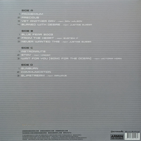 Armin van Buuren – 76 , 2LP, Limited Edition, Numbered, Blue Transparent