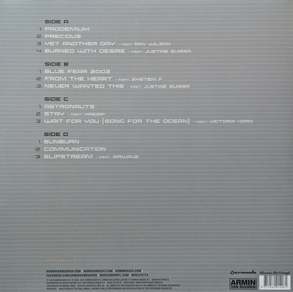 Armin van Buuren – 76     ,   2LP, Limited Edition, Numbered,  Blue Transparent