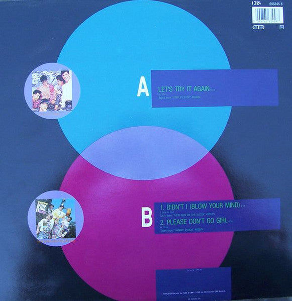 New Kids On The Block – Let's Try It Again / Didn't I (Blow Your Mind) , MAXI