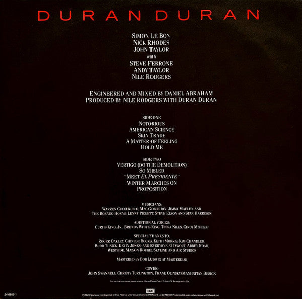 Duran Duran – Notorious