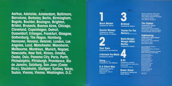 Weather Report – 8:30 , 2LP , Gatefold