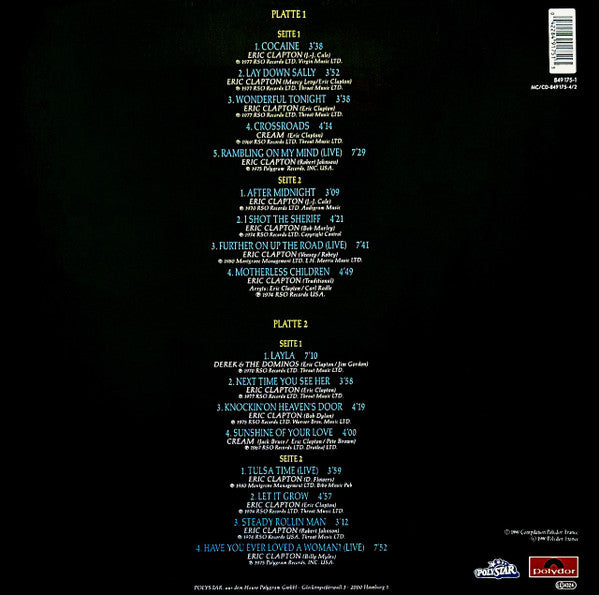 Eric Clapton – Story , 2LP