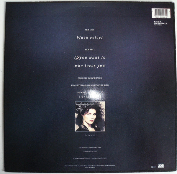 Alannah Myles – Black Velvet , Vinyl, 12", 45 RPM