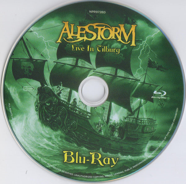 Alestorm – Live In Tilburg , CD + DVD + Blue ray