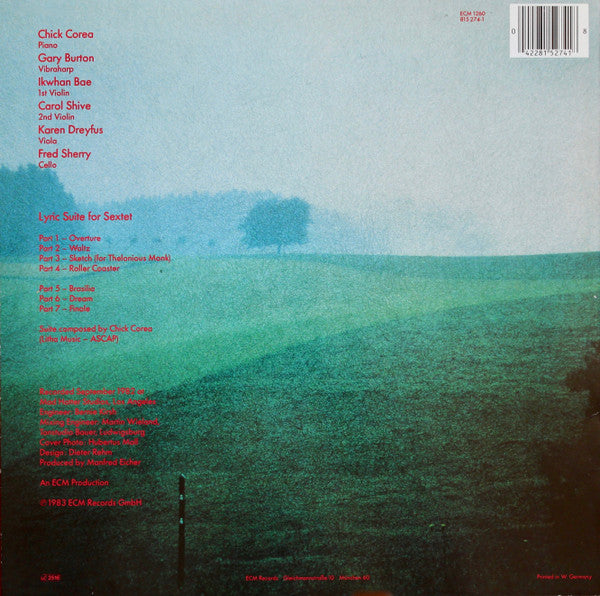 Chick Corea / Gary Burton* – Lyric Suite For Sextet