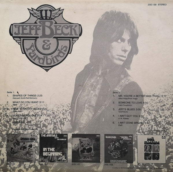 Jeff Beck & Yardbirds* – Jeff Beck & Yardbirds