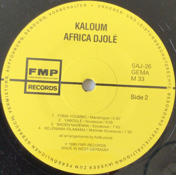 Africa Djolé – Kaloum