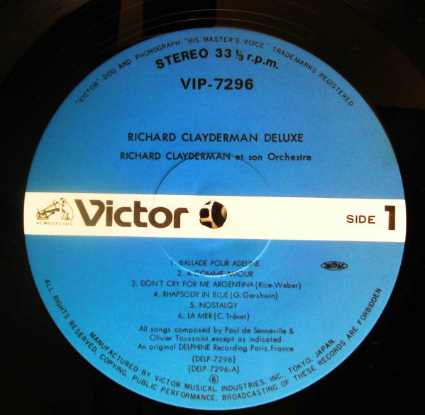 Richard Clayderman – Deluxe , cu OBI , 2LP , + booklet cu notele muzicale