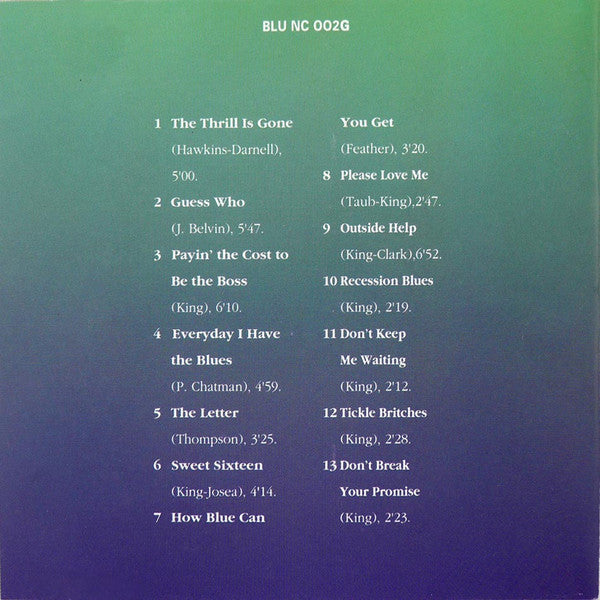 B.B. King – The King Of The Blues