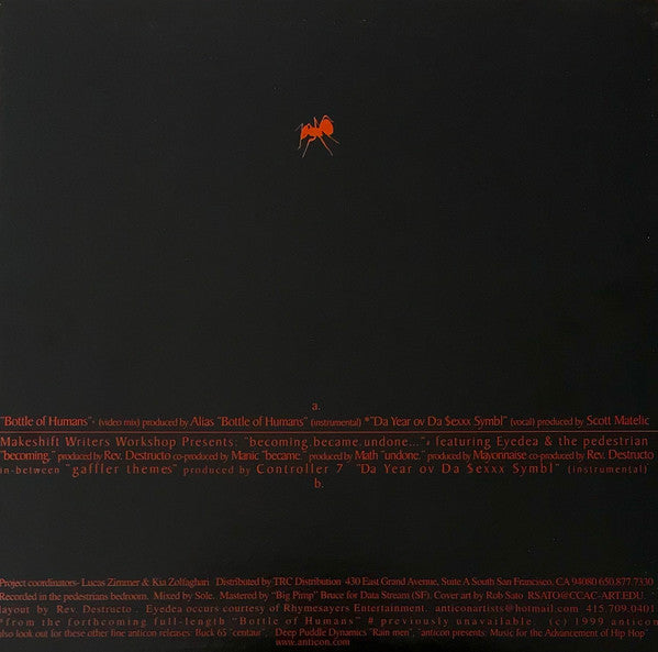 Sole – Bottle Of Humans , 12", 33 ⅓ RPM