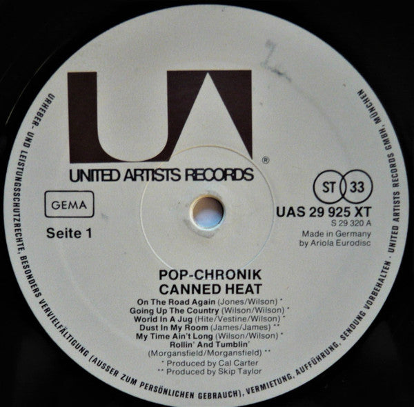 Canned Heat – Pop Chronik, 2xLP