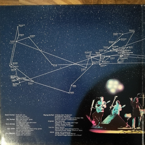 Gentle Giant – Playing The Fool , 2LP , Gatefold