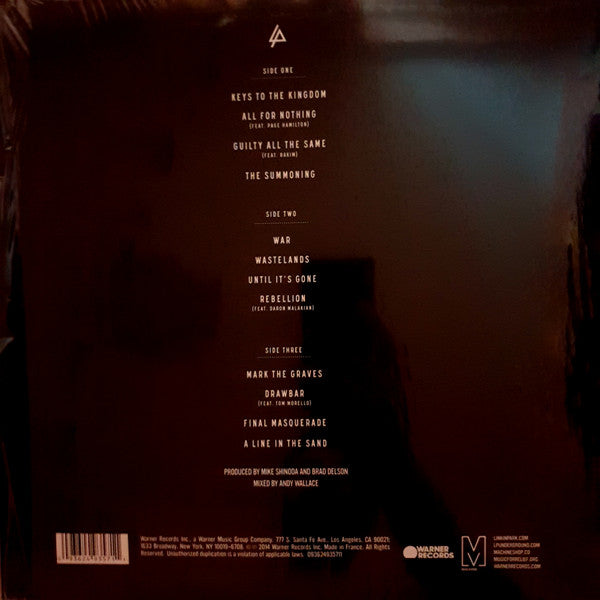 Linkin Park – The Hunting Party , 2LP , Gatefold , Single Sided, Etched
