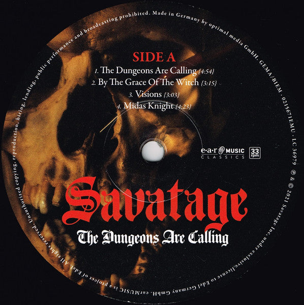 Savatage – The Dungeons Are Calling , Gatefold