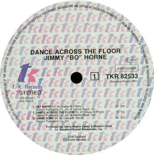 Jimmy "Bo" Horne – Dance Across The Floor