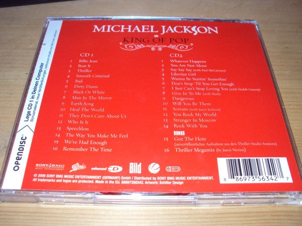Michael Jackson – King Of Pop (German Edition), 2XCD, Compilation, Enhanced, Stereo