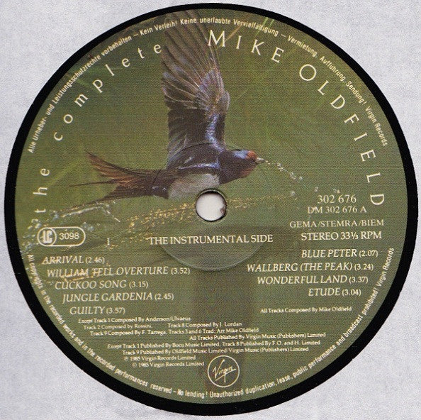 Mike Oldfield – The Complete Mike Oldfield , 2LP , gatefold
