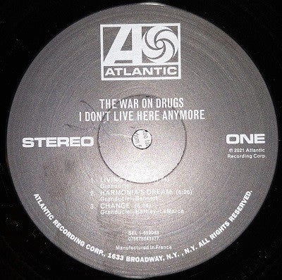 The War On Drugs – I Don't Live Here Anymore , 2LP , Gatefold