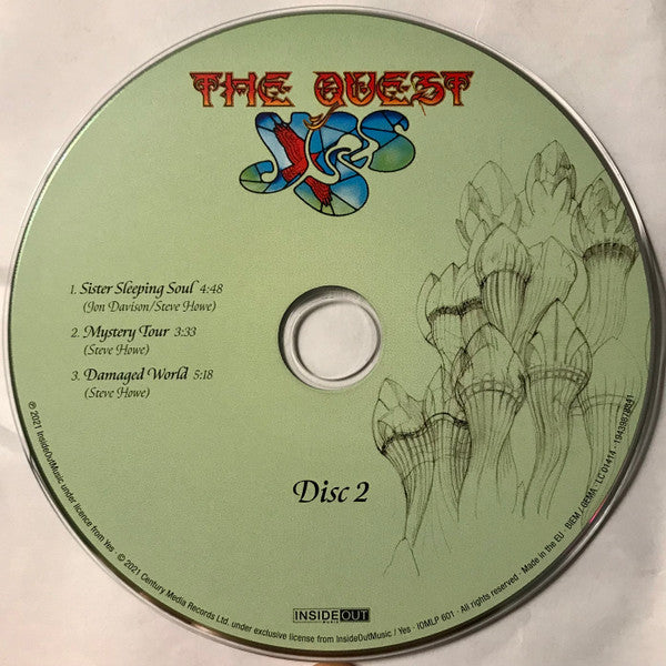 Yes – The Quest, 2xLP, 2xCD, incl. Booklet, 1st Press