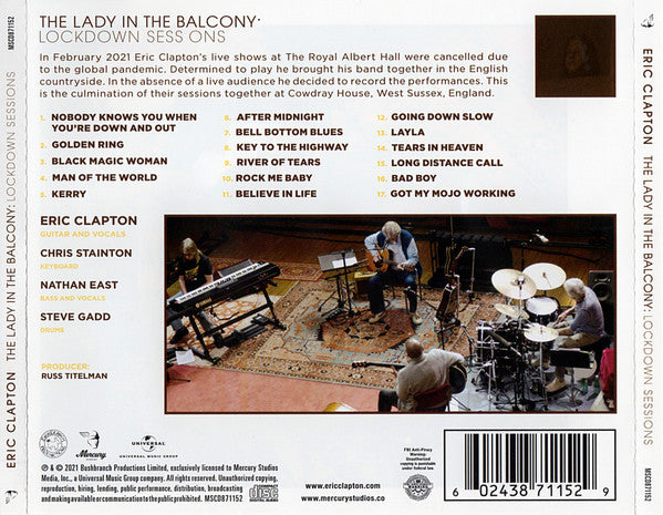Eric Clapton – The Lady In The Balcony: Lockdown Sessions, Target Exclusive Edition