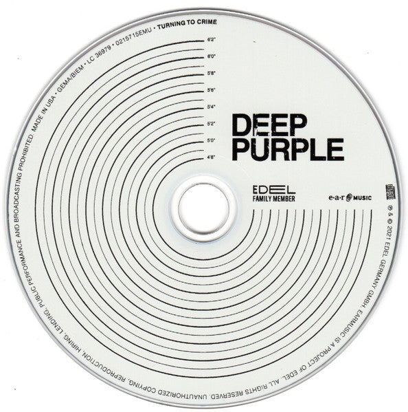 Deep Purple – Turning To Crime, CD+ Digisleeve