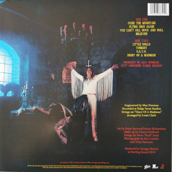 Ozzy Osbourne – Diary Of A Madman, Limited Edition, Red & Black Swirl