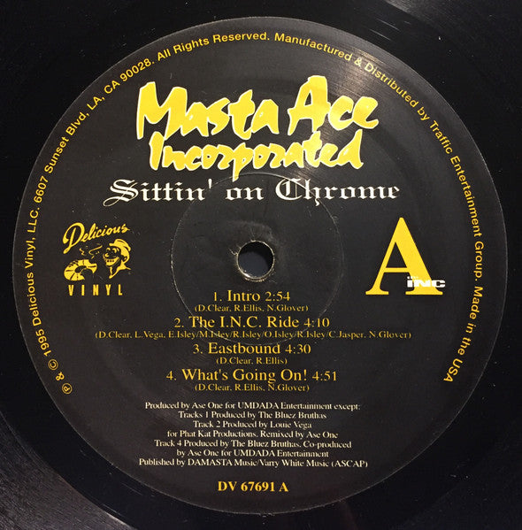 Masta Ace Incorporated – Sittin' On Chrome , 2LP , Gatefold